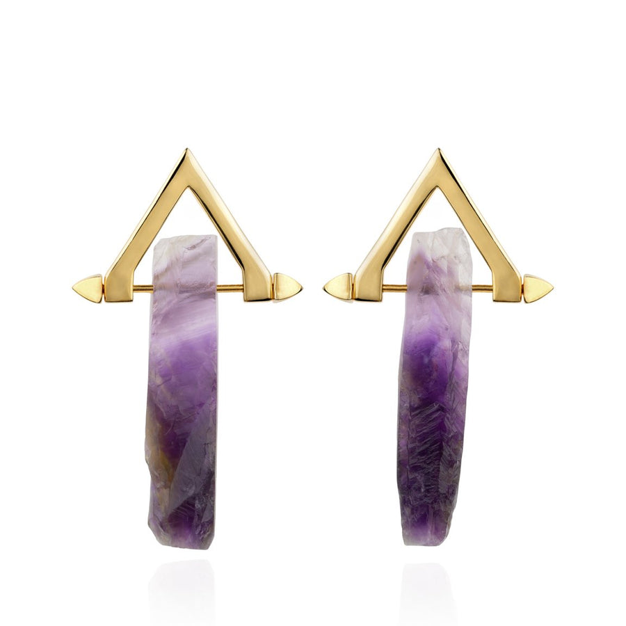 Be You, Long Gemstones for Earrings - Amethyst