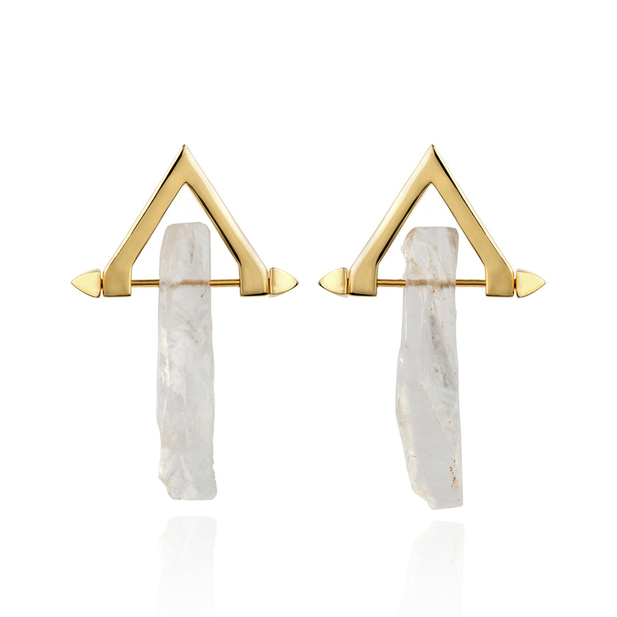 Be You, Long Gemstones for Earrings - Crystal Quartz