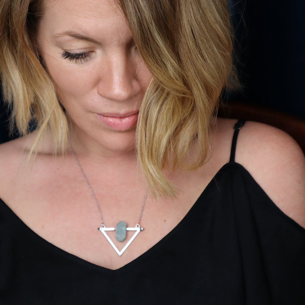 Be You, Silver Necklace (BUY GEMSTONES SEPARATELY)