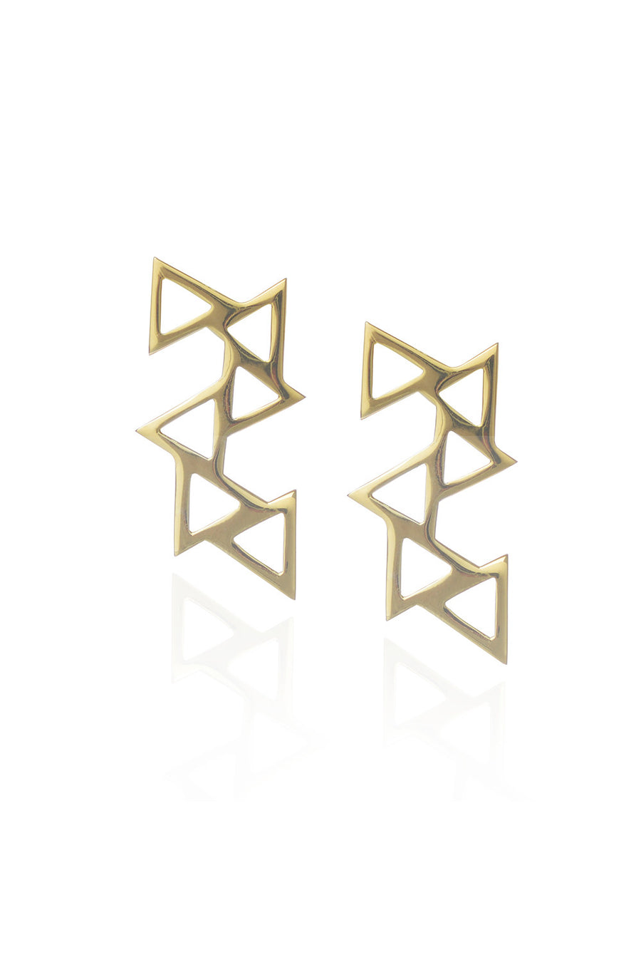 Ladder of Life, Gold Earrings