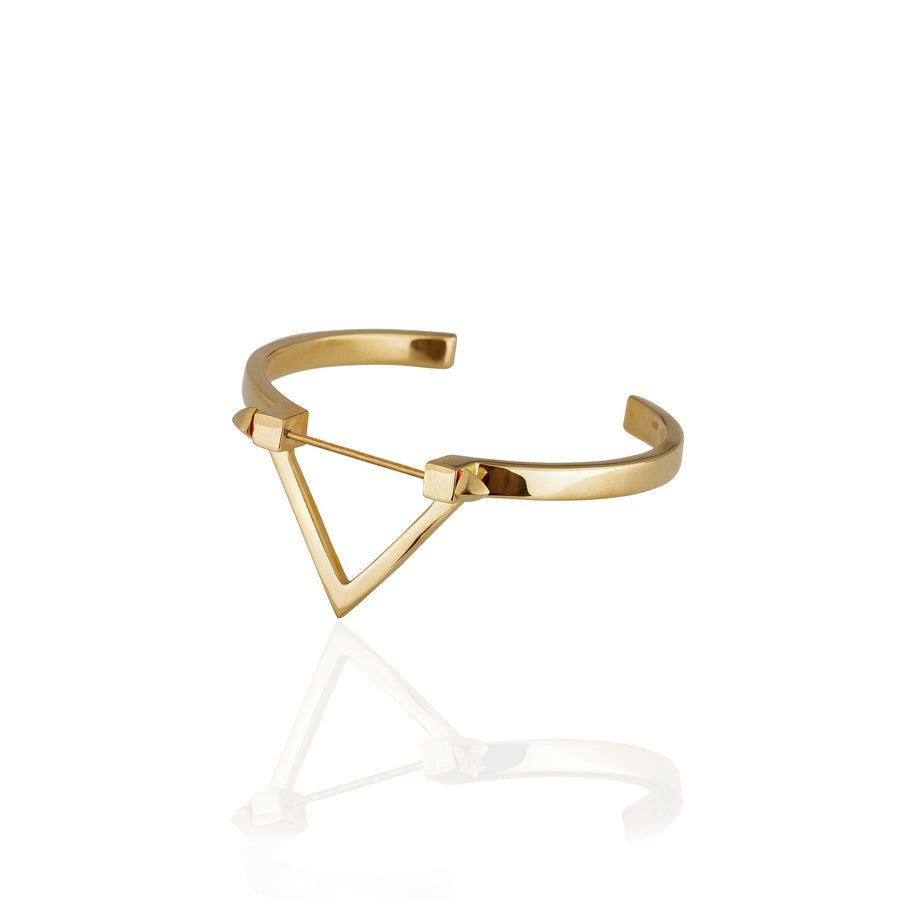 Be You, Gold Cuff  (BUY GEMSTONES SEPARATELY)