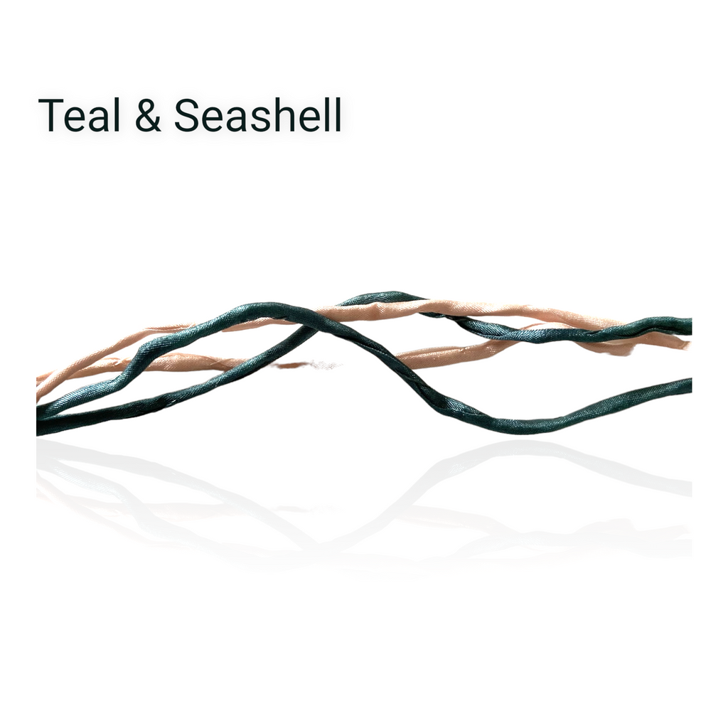 Tapestry Earrings Silk Cord Set
