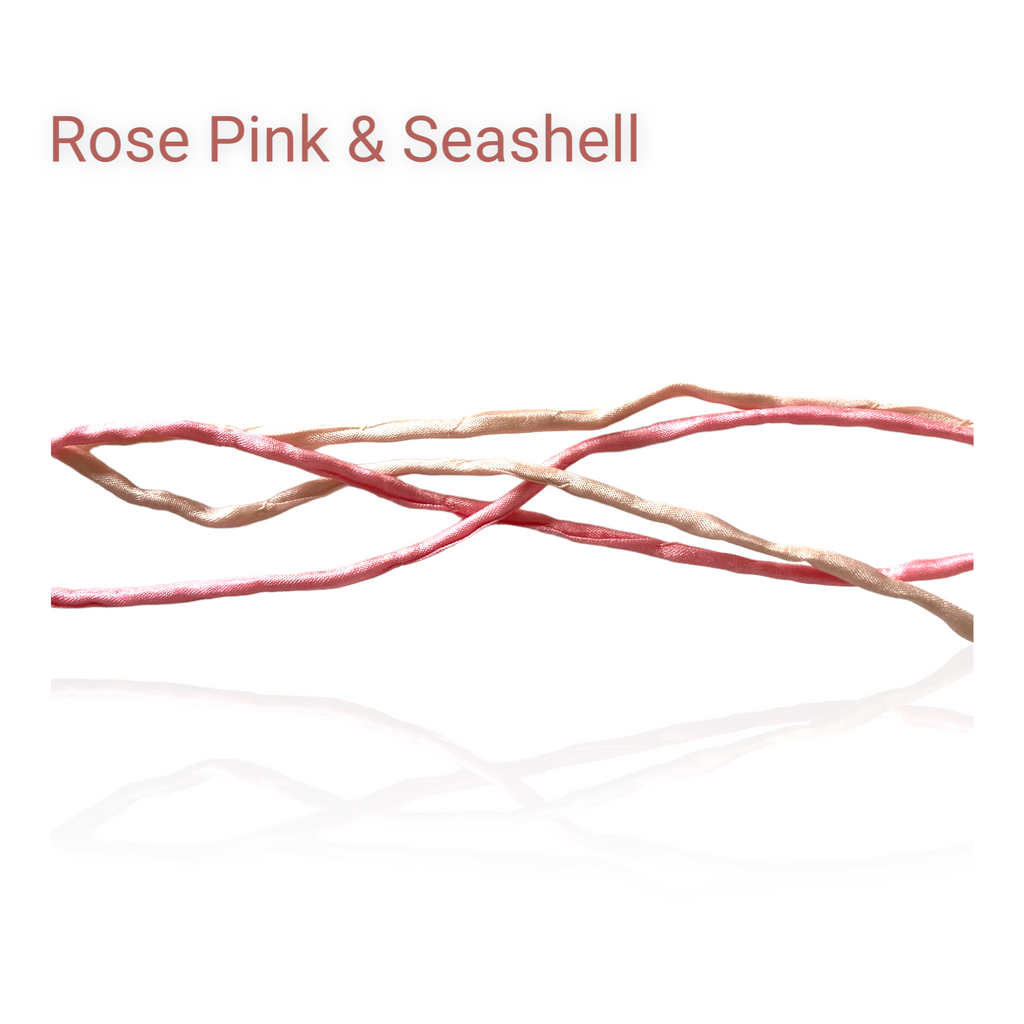Tapestry Earrings Silk Cord Set